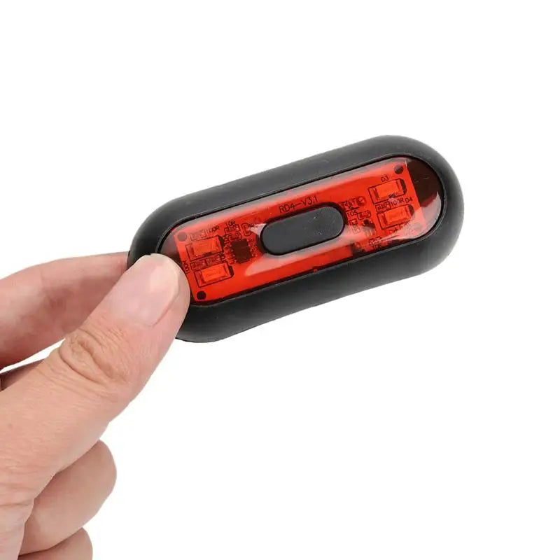 Luces Para Casco Bike Taillight Motorcycle Bicycle Helmet Safety Signal Warning Rear Lamp Waterproof Moto Helmet LED Light