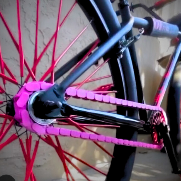 Pink Chain Caps