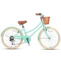 Glerc 24" Beach Cruiser Bike Kids Hybrid Bike - Missy