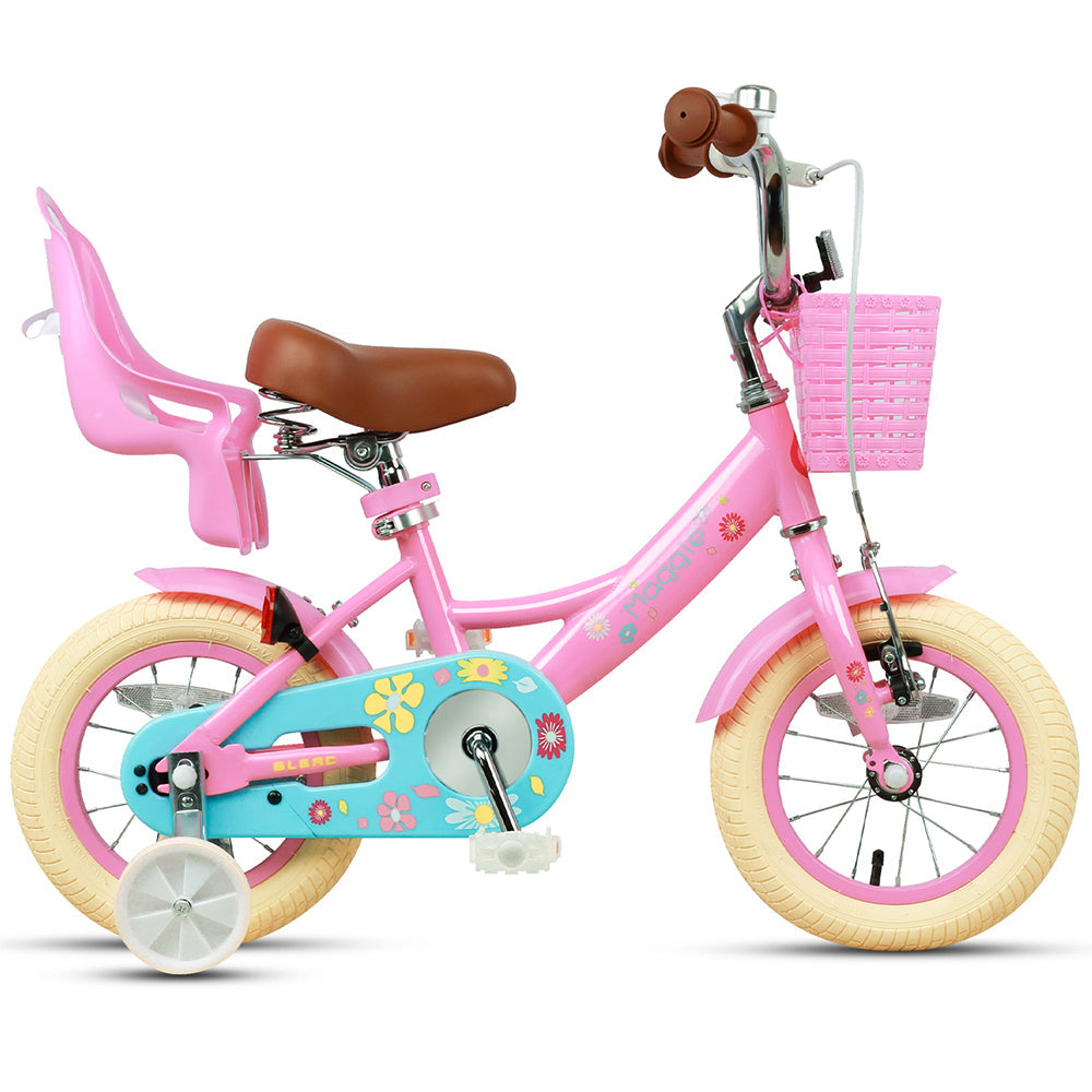 Glerc 12" Toddler Bike with Doll Seat For 2 - 4 Years Old - Maggie