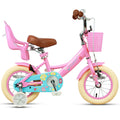 Glerc 12" Toddler Bike with Doll Seat For 2 - 4 Years Old - Maggie