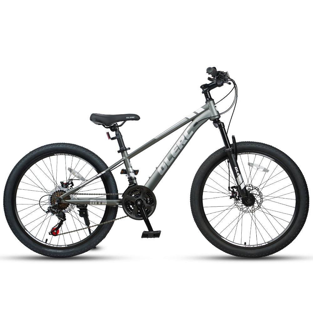 Glerc Skyline 24-inch Kids’ Mountain Bike — 21-Speed