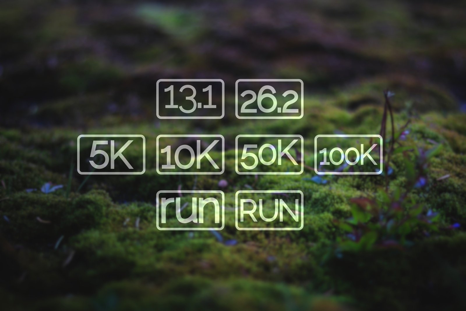 Distance Runner Badge Vinyl Decal | 286