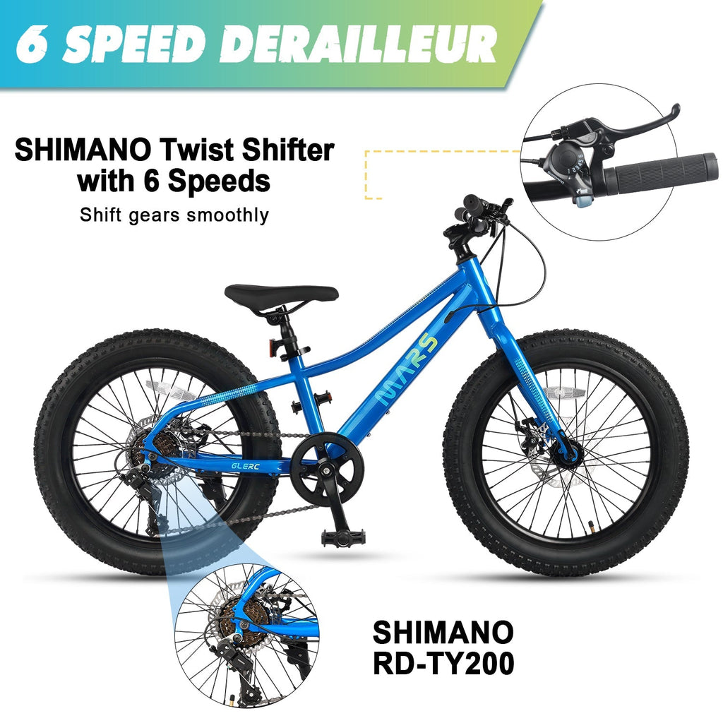 Glerc 20" Mountain Bike For Beginner - Mars