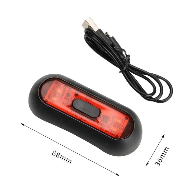Luces Para Casco Bike Taillight Motorcycle Bicycle Helmet Safety Signal Warning Rear Lamp Waterproof Moto Helmet LED Light