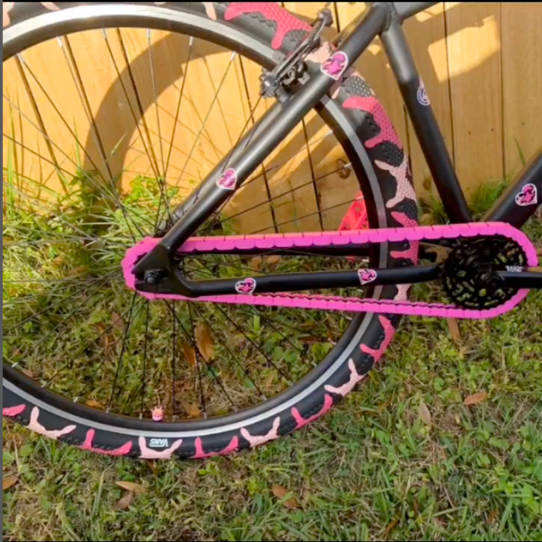 Pink Chain Caps