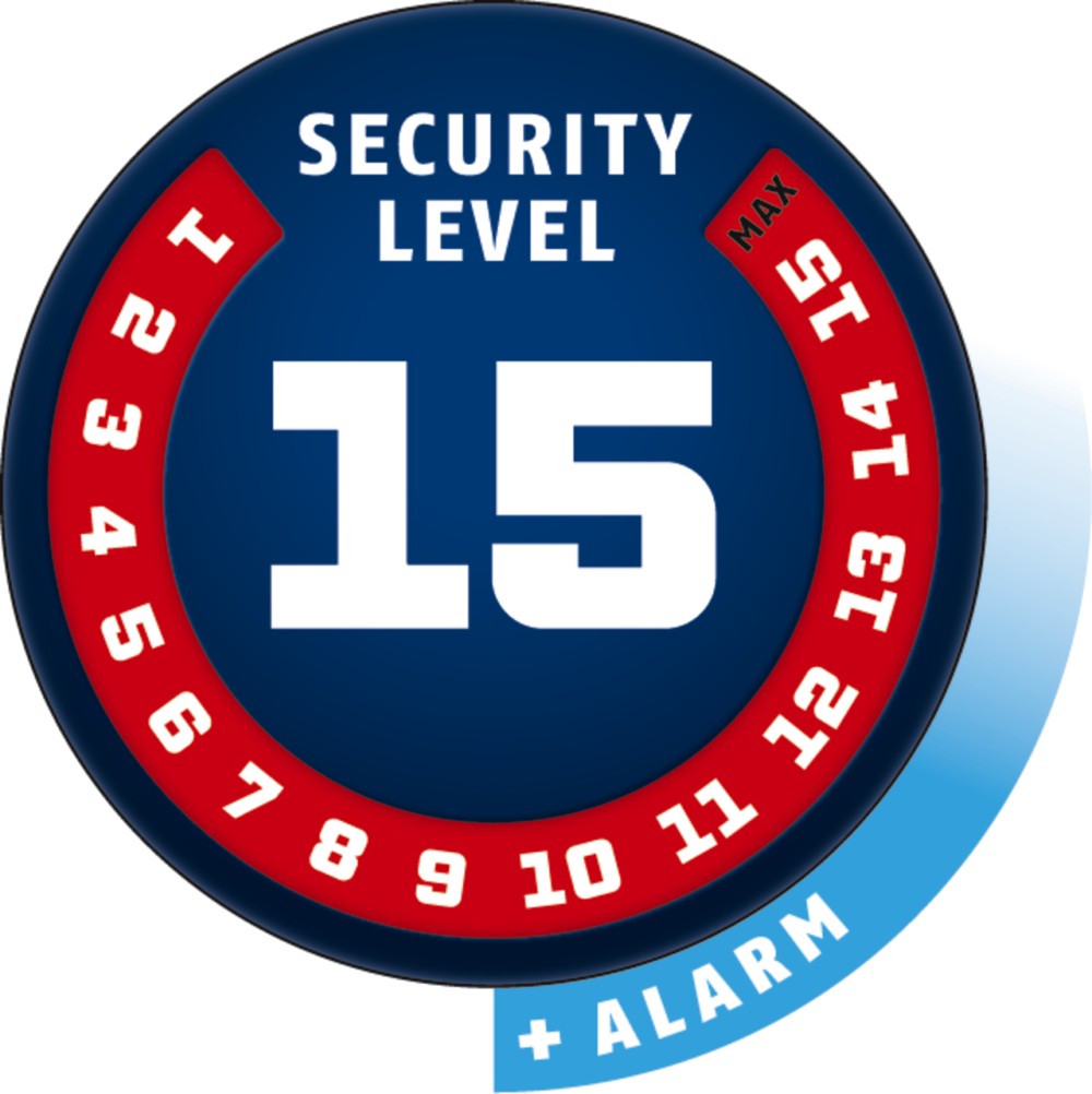 ABUS BORDO GRANIT XPLUS ALARM 6500KA/90 BK SH (3′) (69052)