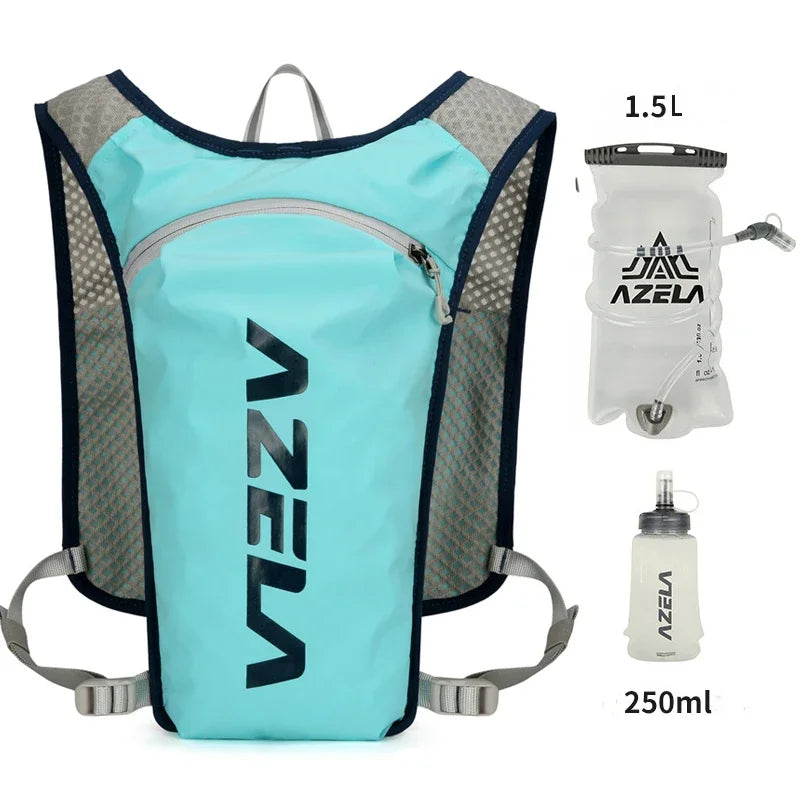 5L Running Hydration Vest Backpack Lightweight Jogging Pack 1.5L Water Bladder Bag Daypack for Hiking Trail Cycling Marathon
