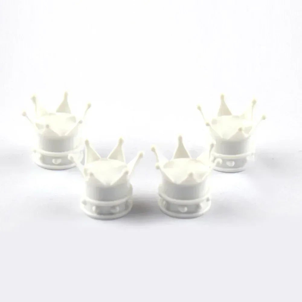 Bicycle Tire Valve Caps Set of 4 Universal Air Valve Covers for Cars Trucks Bikes Cycling Accessories