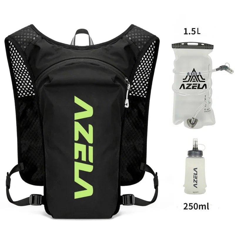 5L Running Hydration Vest Backpack Lightweight Jogging Pack 1.5L Water Bladder Bag Daypack for Hiking Trail Cycling Marathon