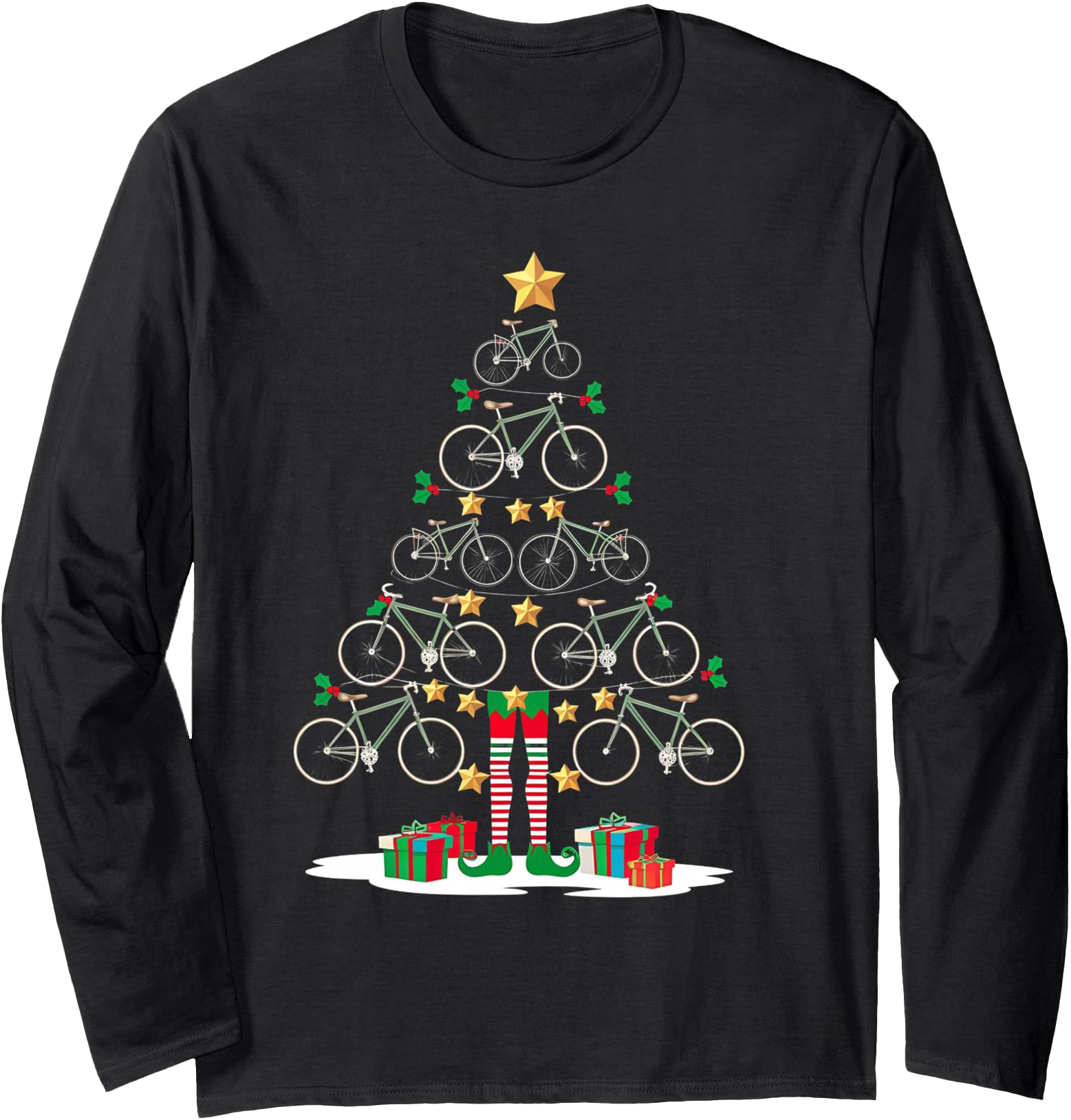 Christmas Ornament Bicycle Christmas Tree Bicycle Lover Xmas Long Sleeve