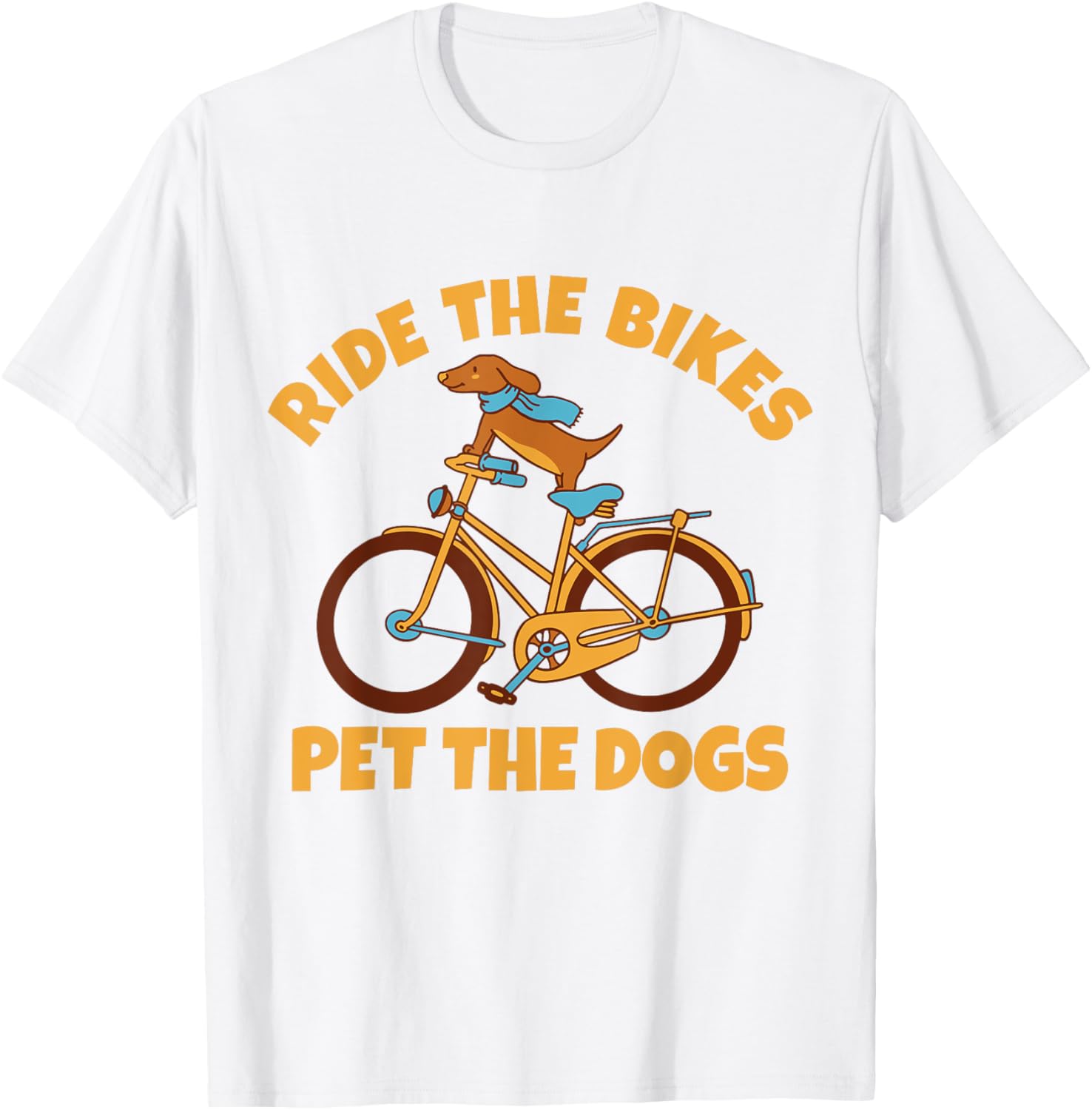 Cycling Dog Gravel Road Bike Rider Cyclist Bicycle Lover Pet T-Shirt