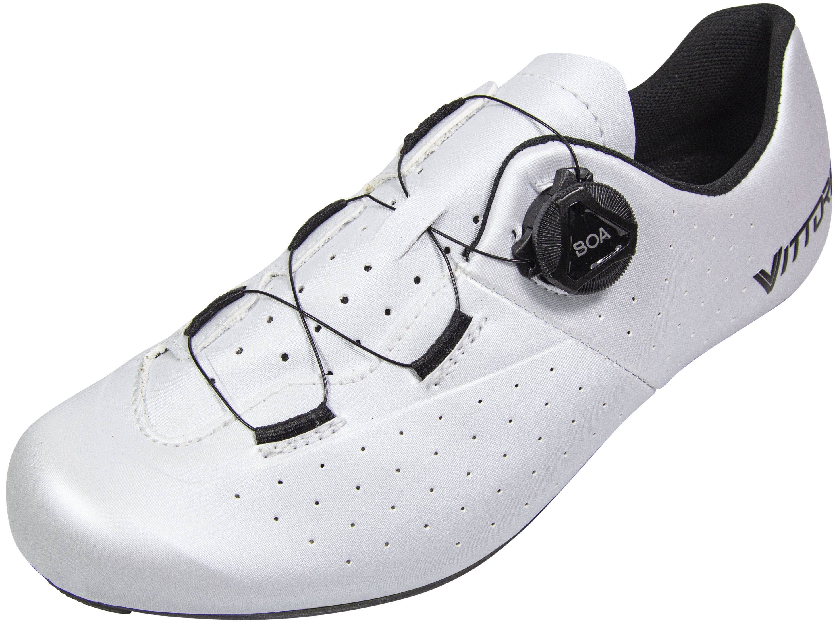 2023 Vittoria Alise Performance Road Cycling Shoes - WHITE (EU 48)