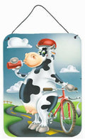 Cow on a Bike Ride Wall or Door Hanging Prints APH0532DS1216