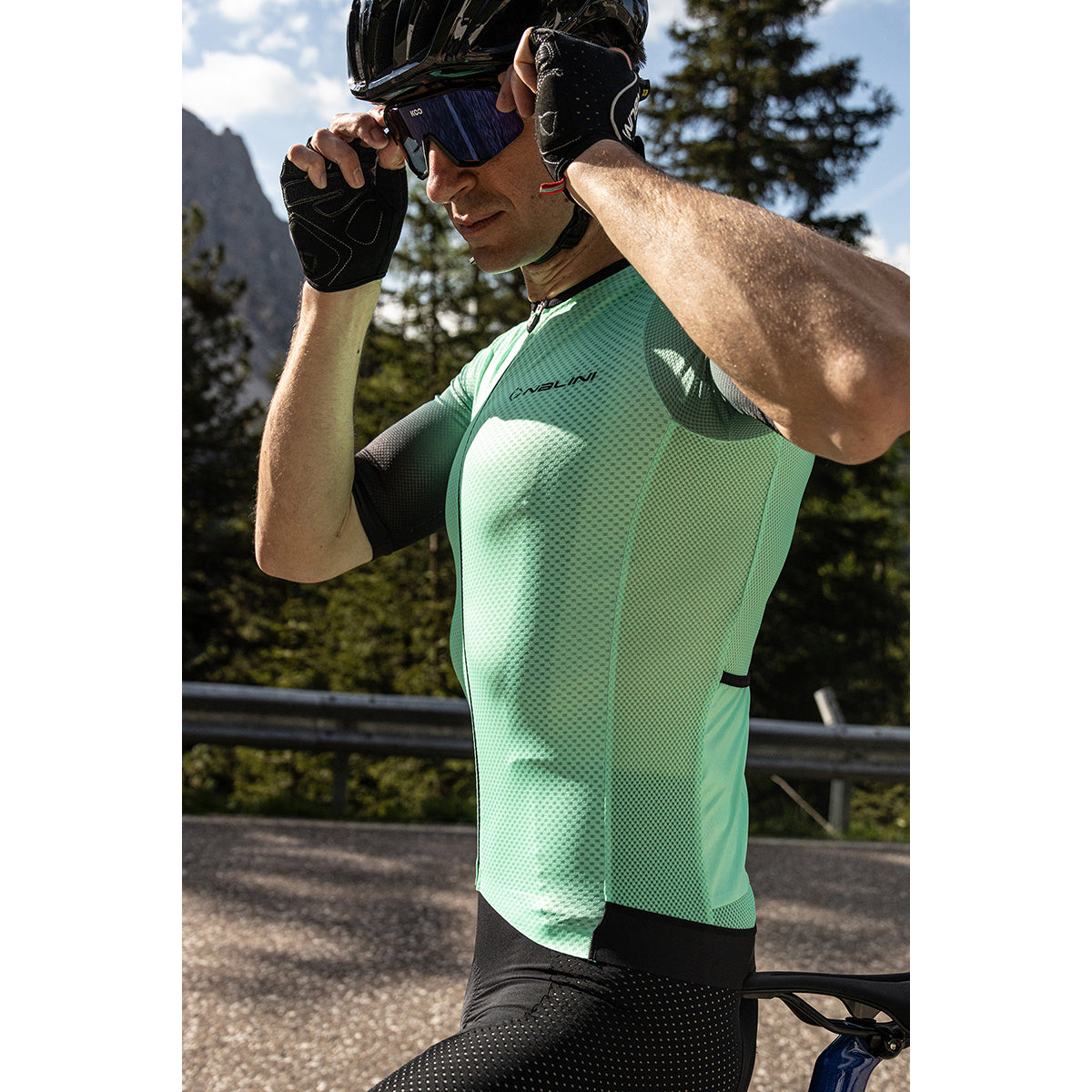 Nalini MESH Men's Cycling Jersey (Light Green) S, M, L, 2XL, 3XL