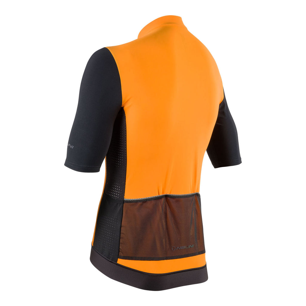 Nalini SUNBLOCK Men's Cycling Jersey (Papaya) X-Large