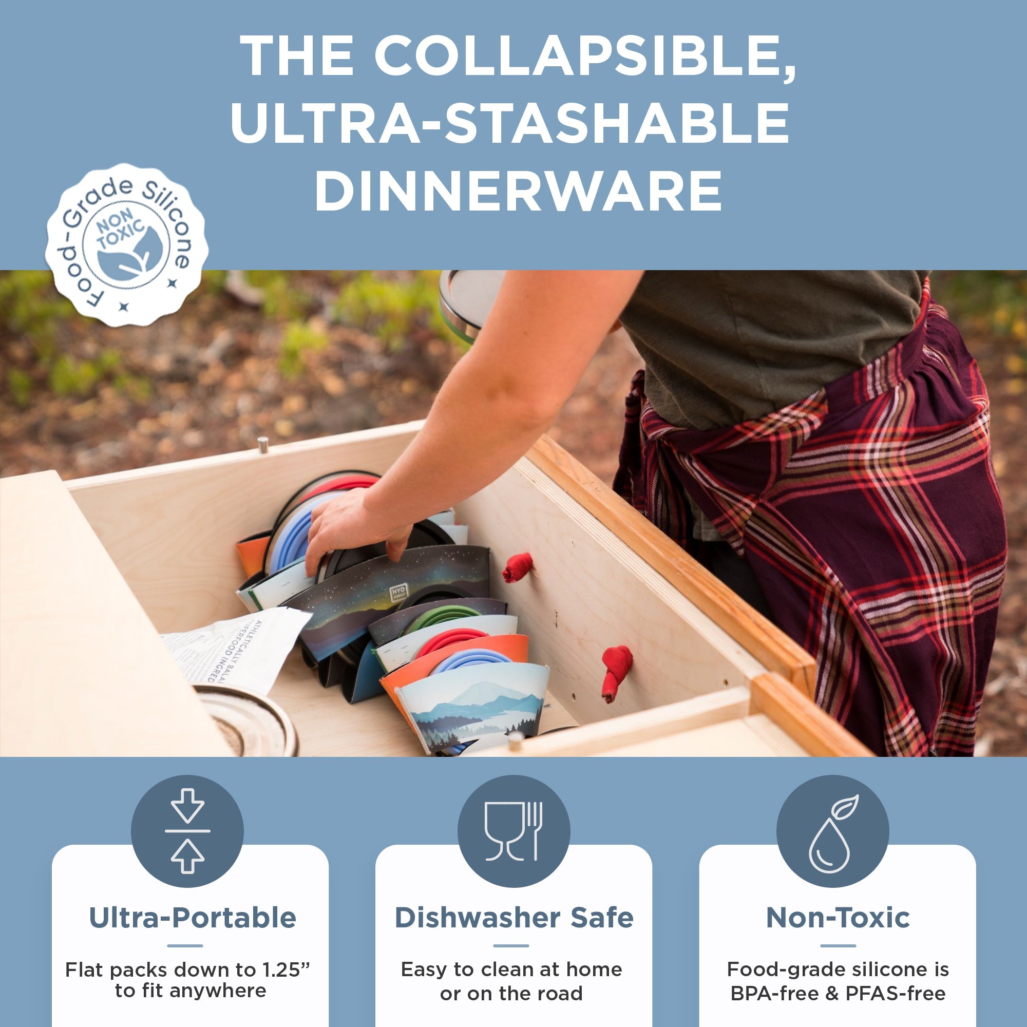 Collapsible Insulated Bowl | 1.5-Cup