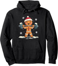 Christmas, fitness, gingerbread Pullover Hoodie
