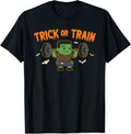 Halloween Spooky Workout Fitness Weighlifting Trick Or Train T-Shirt