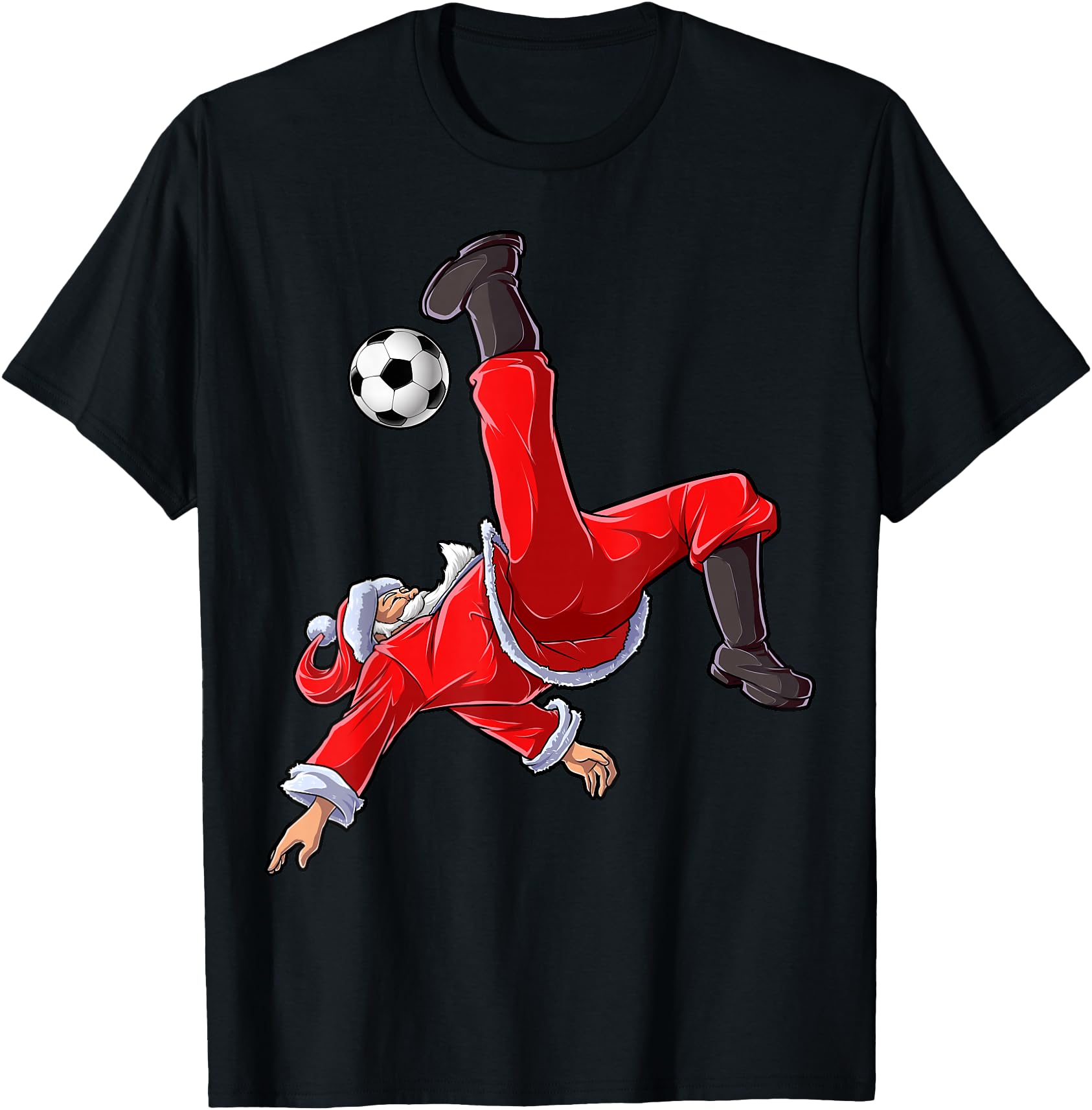 Christmas Santa Soccer Bicycle Kick Xmas Boys Men Ball Sports