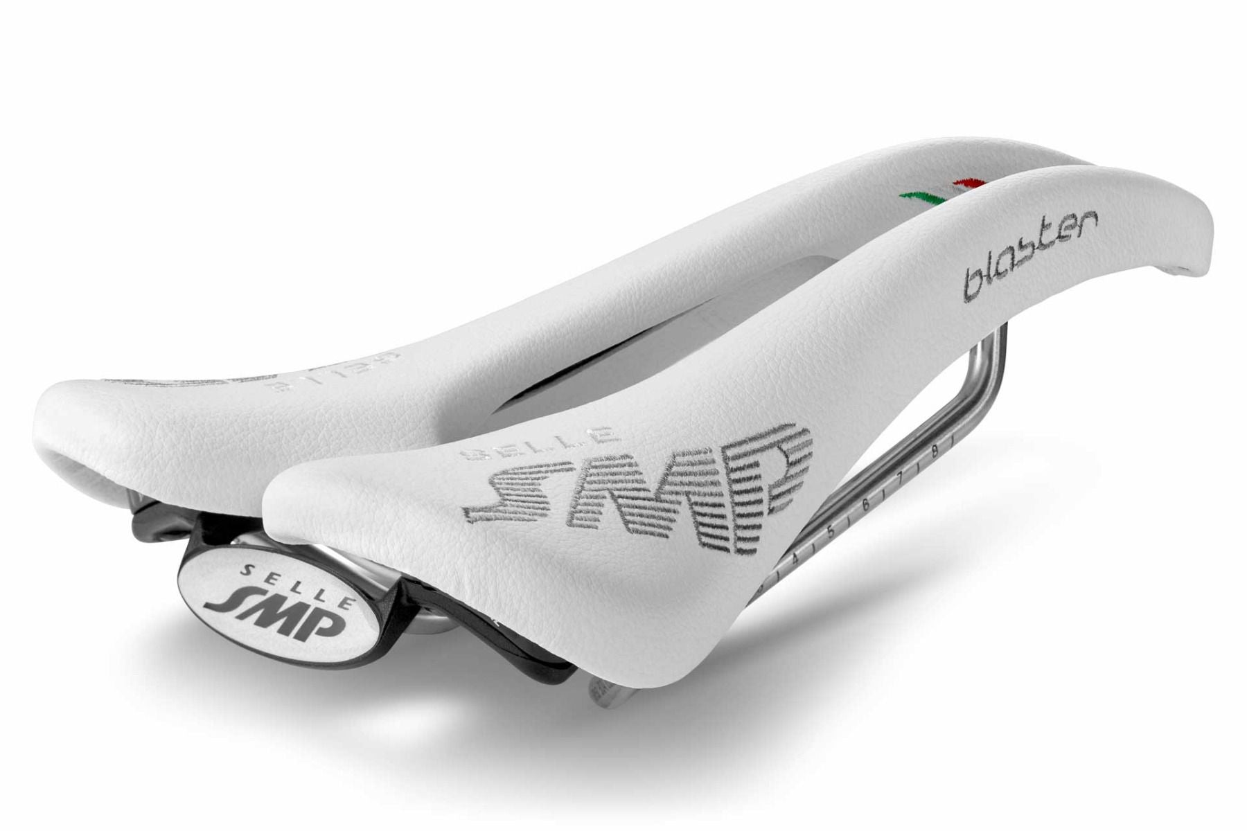 Selle SMP Blaster Saddle with Carbon Rails (White)