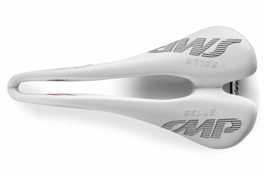 Selle SMP Blaster Saddle with Carbon Rails (White)