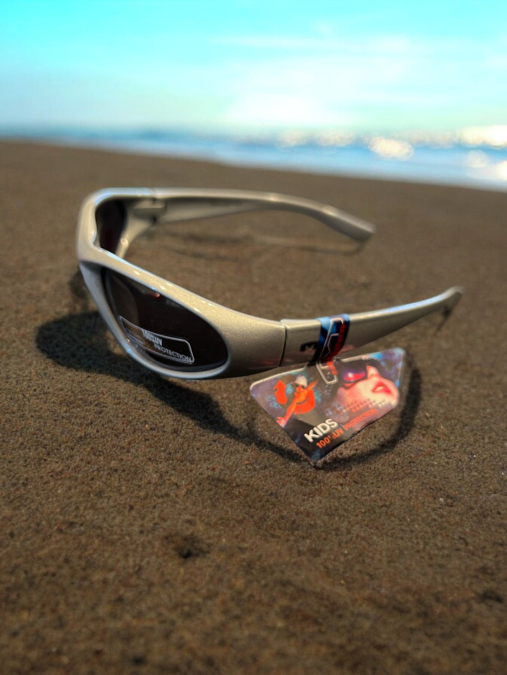 Mountain Shades Kids Defender Sunglasses - Ages 9-12 (Silver)