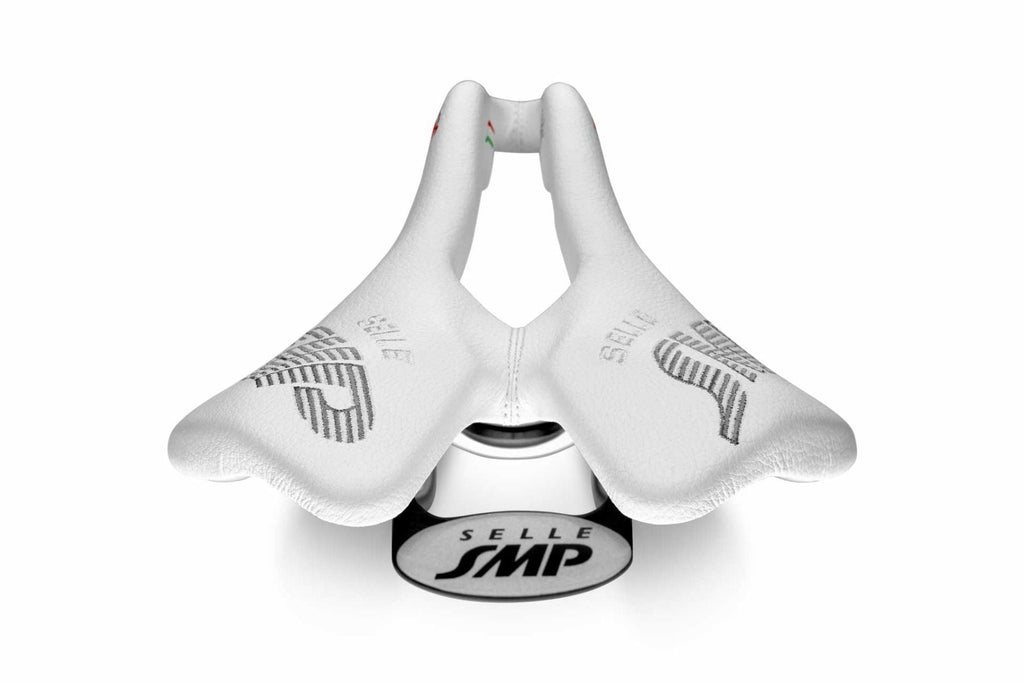 Selle SMP F30 Saddle with Steel Rails (White)