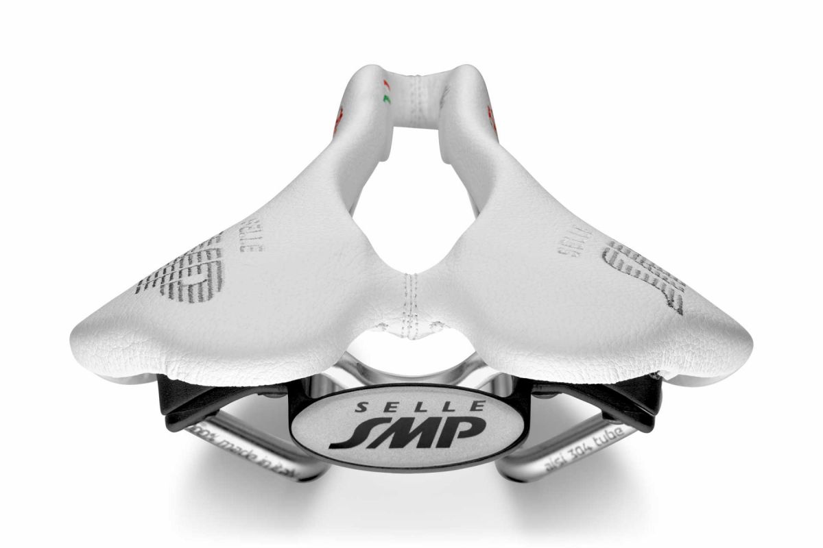 Selle SMP F30C Saddle with Steel Rails (White)