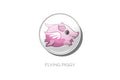 RaceDots: Magnetic Race Number Positioning System 4-Pack (FLYING PIG)