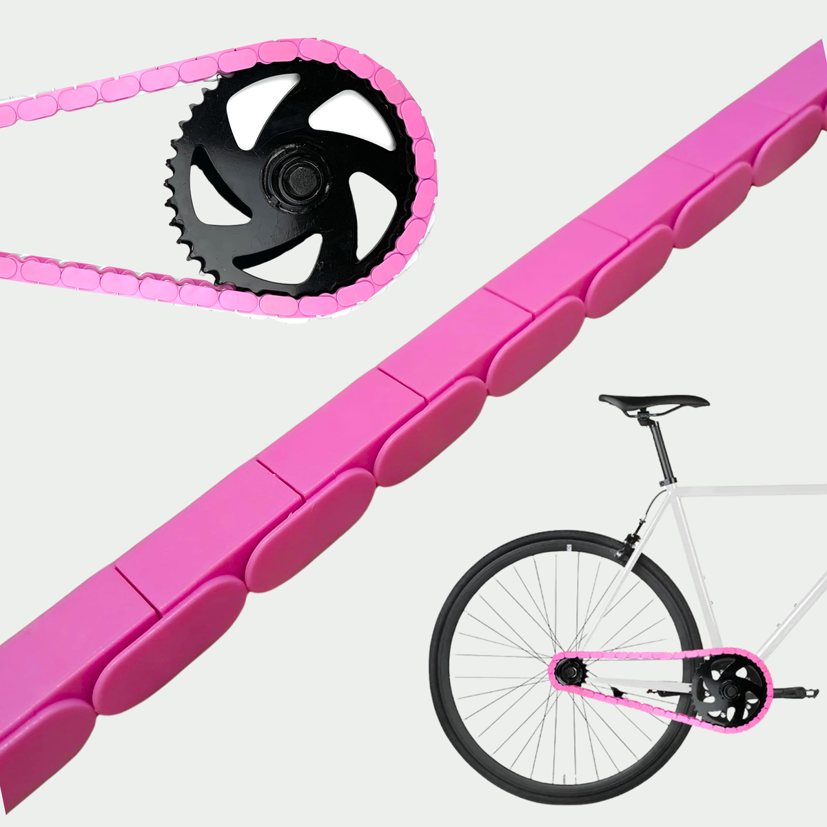 Pink Chain Caps