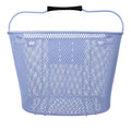 Metal Front Basket with Mesh Bag (BSK-F3) - Periwinkle