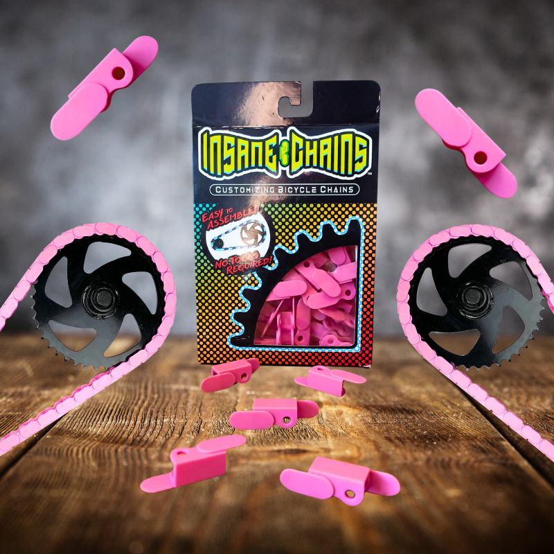 Pink Chain Caps
