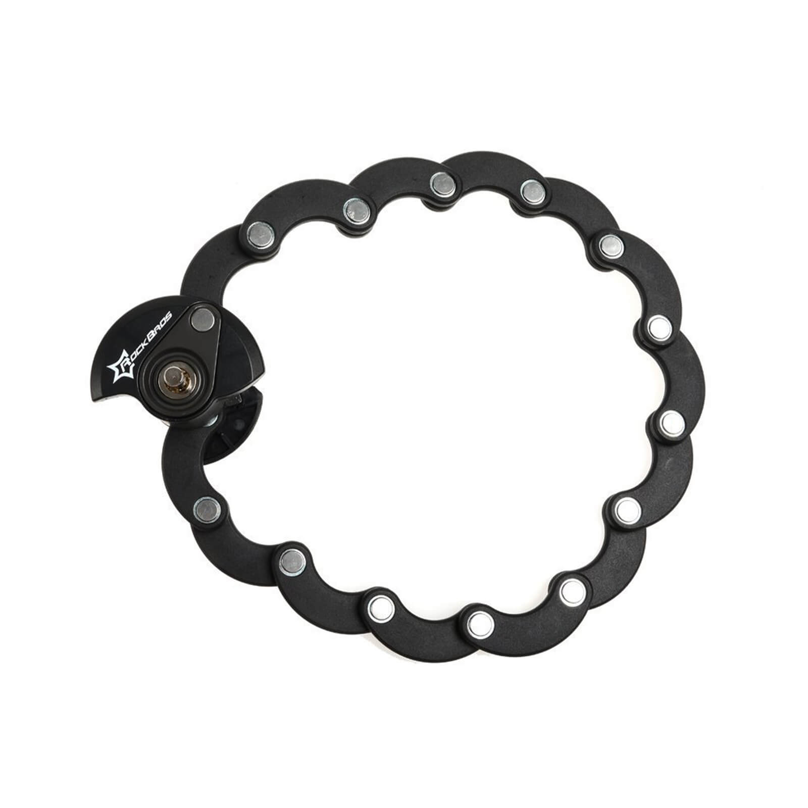 ROCKBROS Folding Bike Lock Anti-theft Alloy Lock with Mounting Bracket