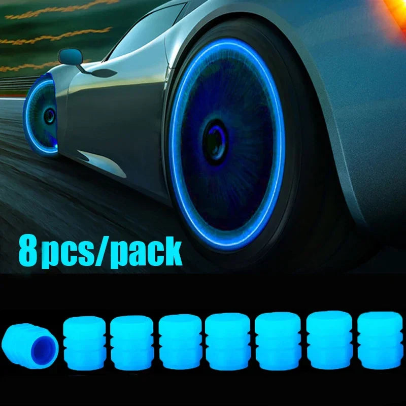 Luminous Valve Stem Caps Dustproof