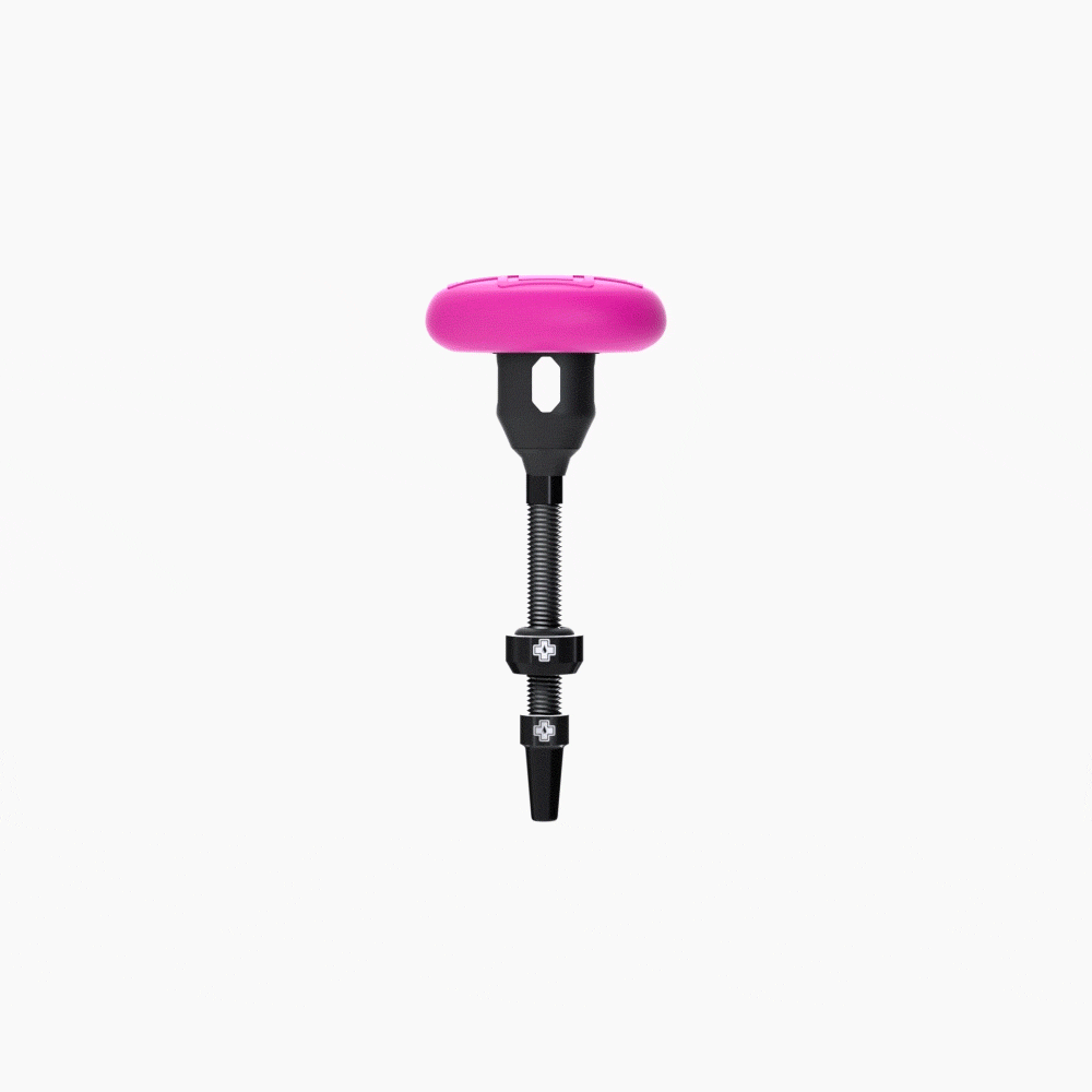 Muc-Off Stealth Tubeless Tracker Mount & 44 mm Valve Kit