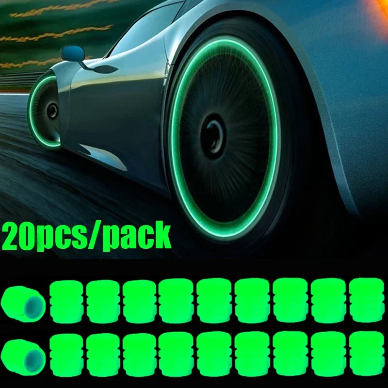 Luminous Valve Stem Caps Dustproof