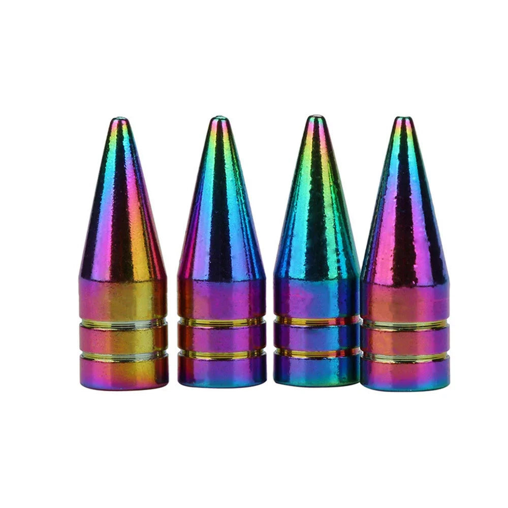 4PCS Colorful Valve Stem Caps