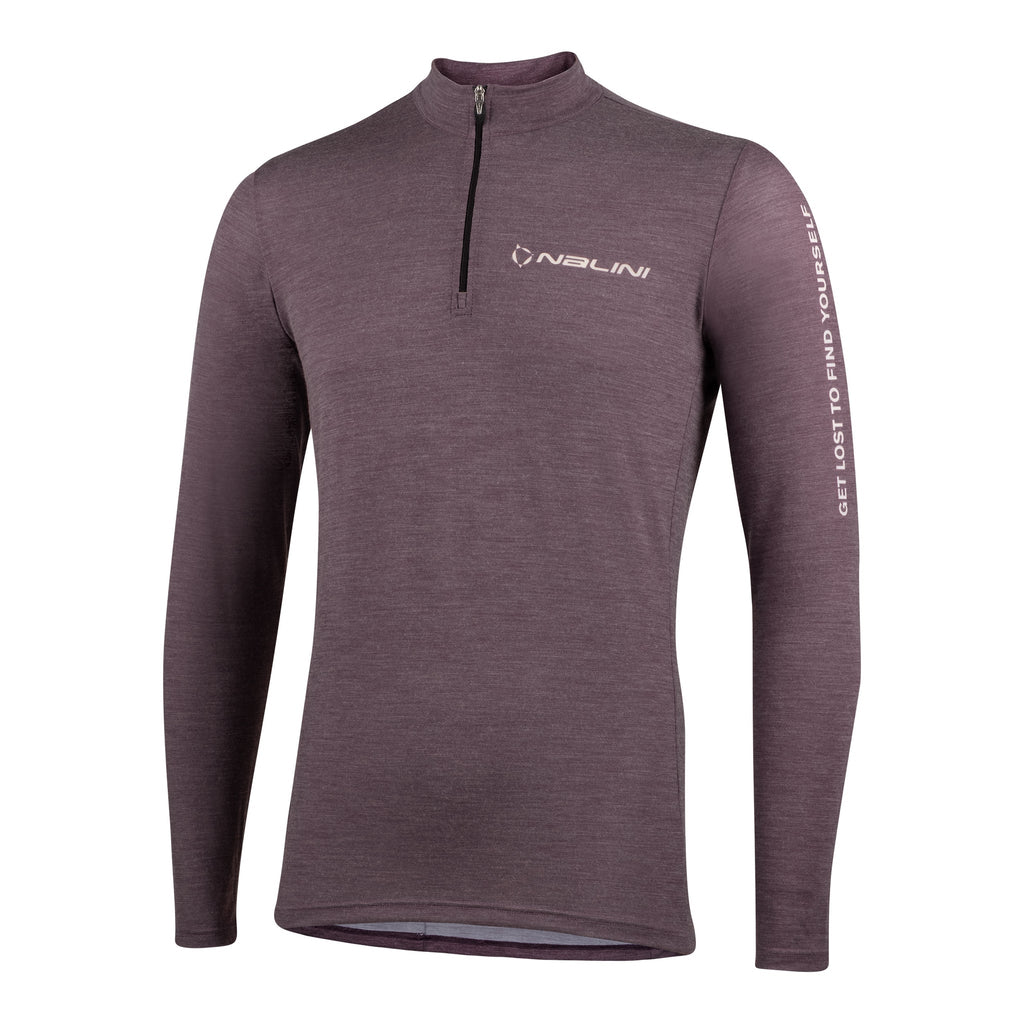 Nalini Wool Long Sleeve Men's Cycling Jersey (Rose) S-3XL