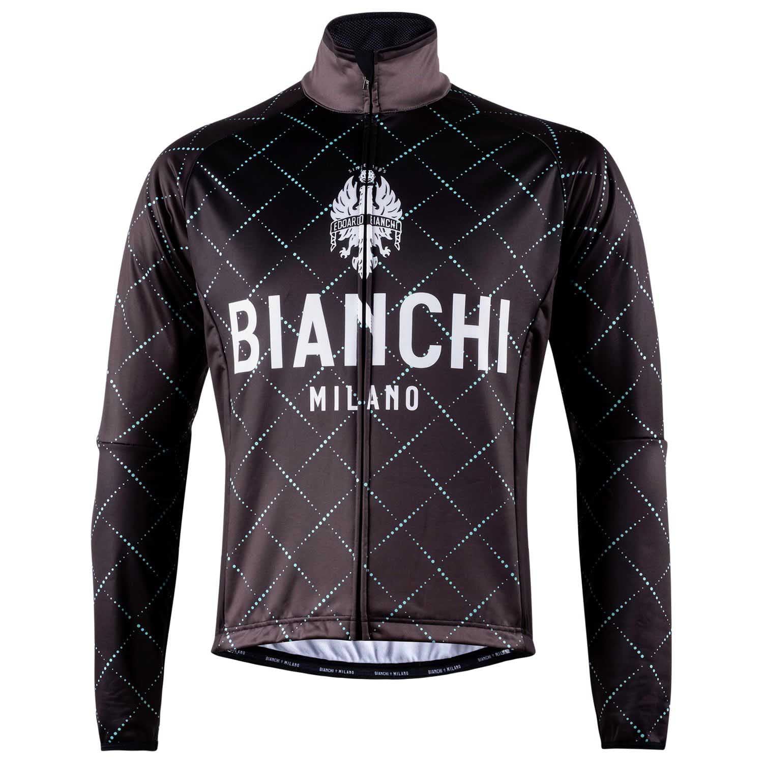 Bianchi Milano Traono Men's Winter Cycling Jacket (Black) 4XL