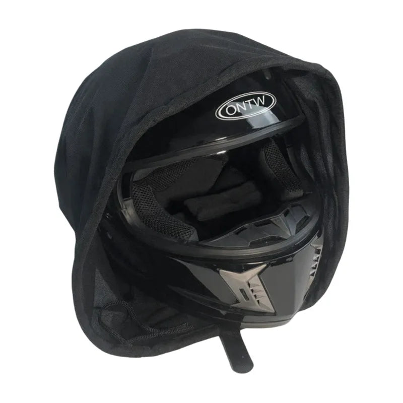 Soft Helmet Bag Plush Drawstring Pocket for Motorcycle Scooter Moped Bike Full Half Helmet Lid Protect Bag