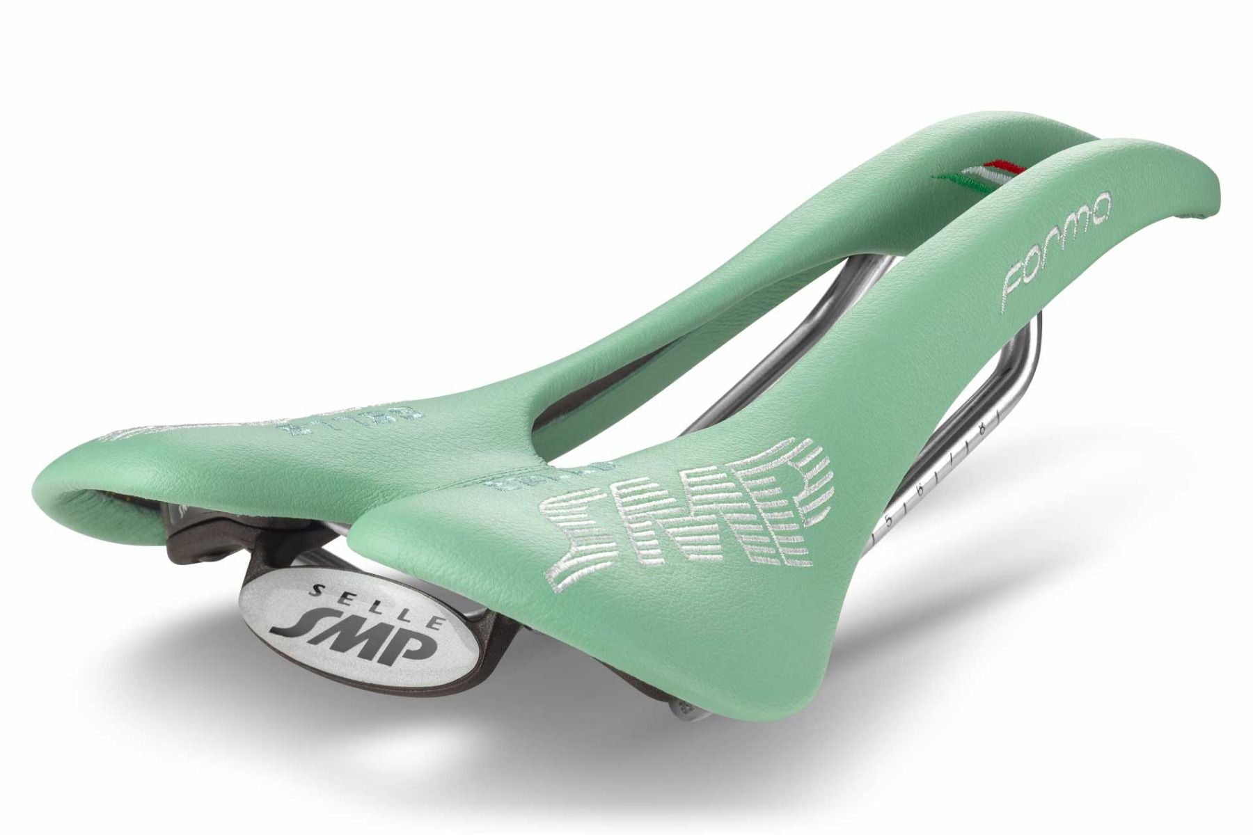 Selle SMP Forma Saddle with Steel Rails (Celeste)