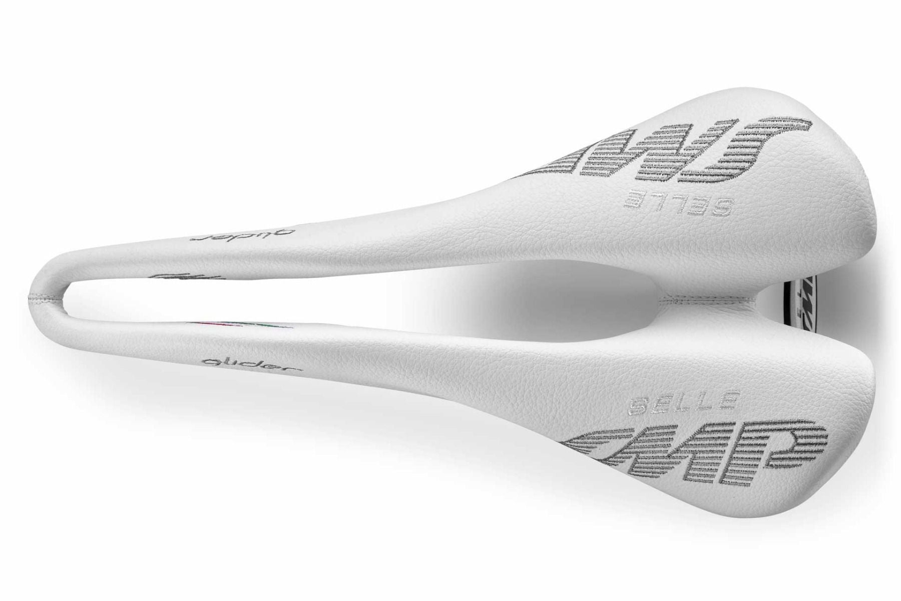 Selle SMP Glider Saddle with Steel Rails (White)