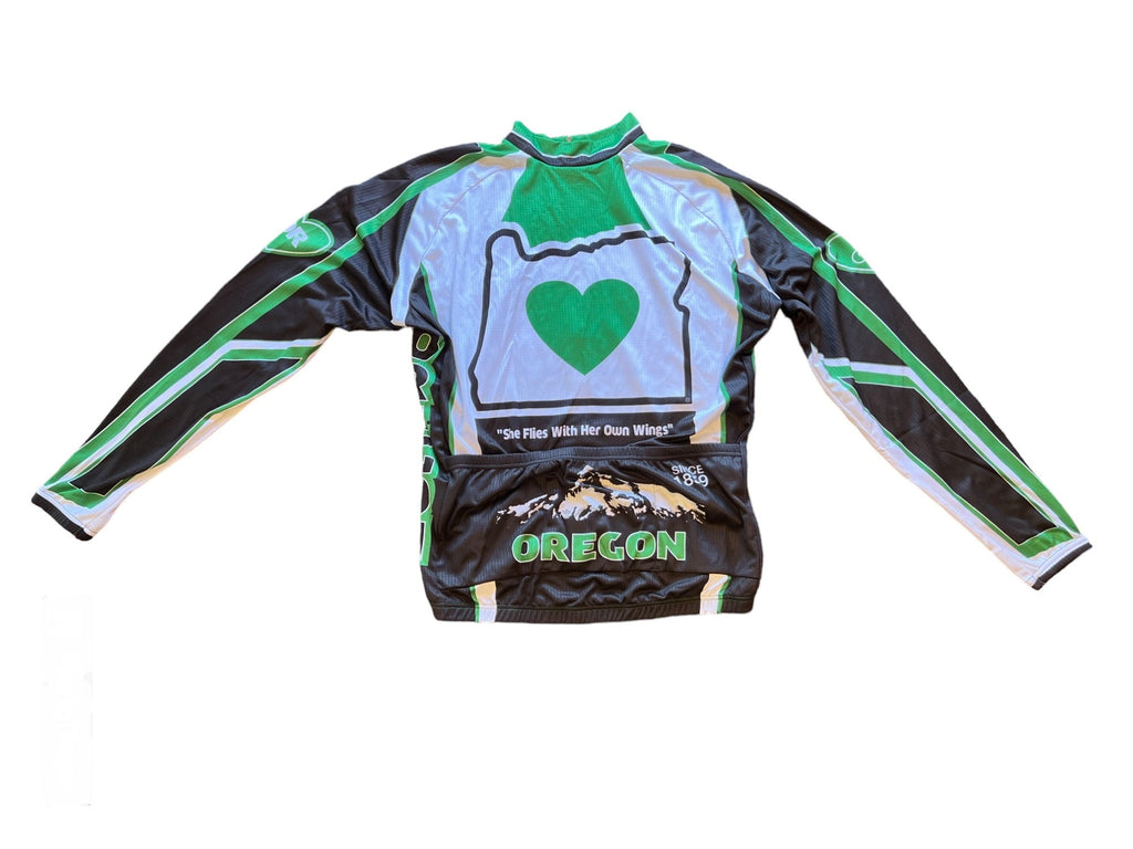 Oregon Men's Long Sleeve Cycling Jersey (S, M, L, 2XL)