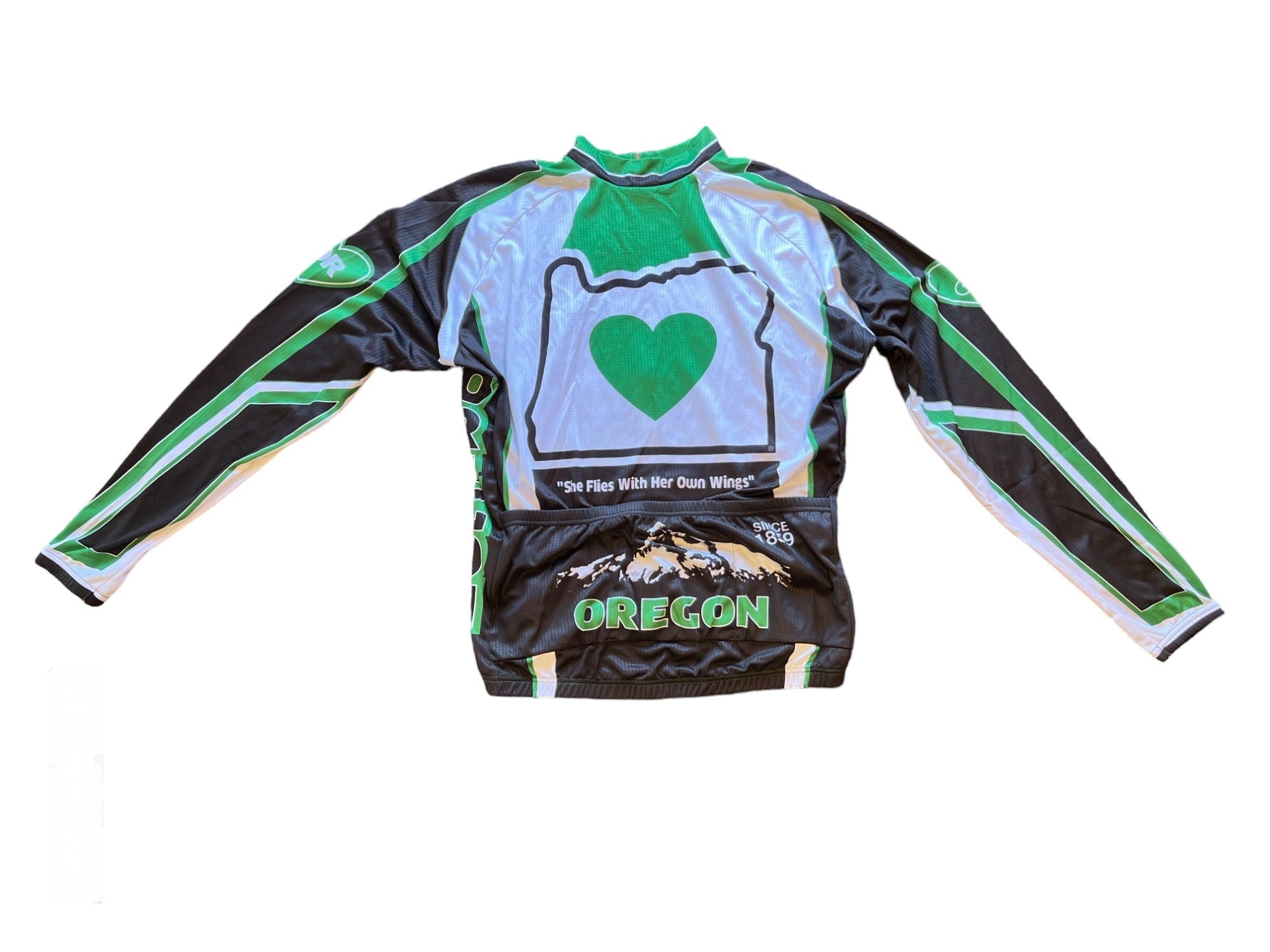 Oregon Men's Long Sleeve Cycling Jersey (S, M, L, 2XL)