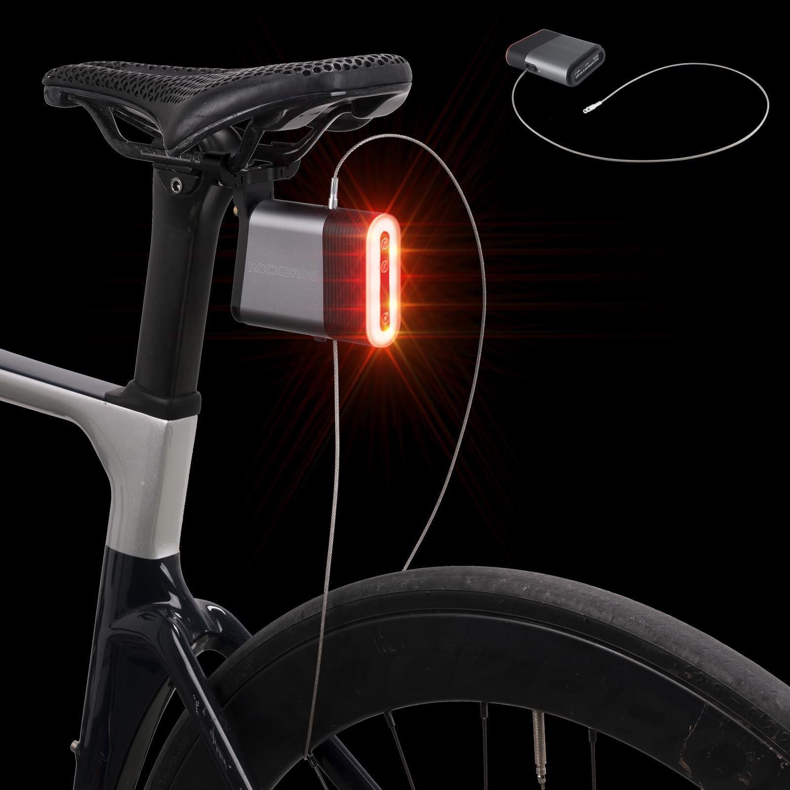 Bluetooth Lock Light Brake Sense Diurnal Light