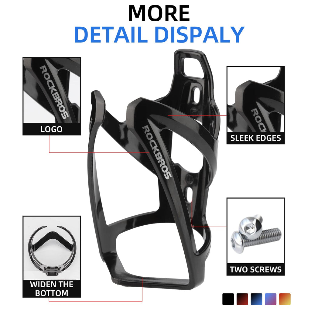 ROCKBROS FK-338 Bike Water Bottle Holder with Screws Tool