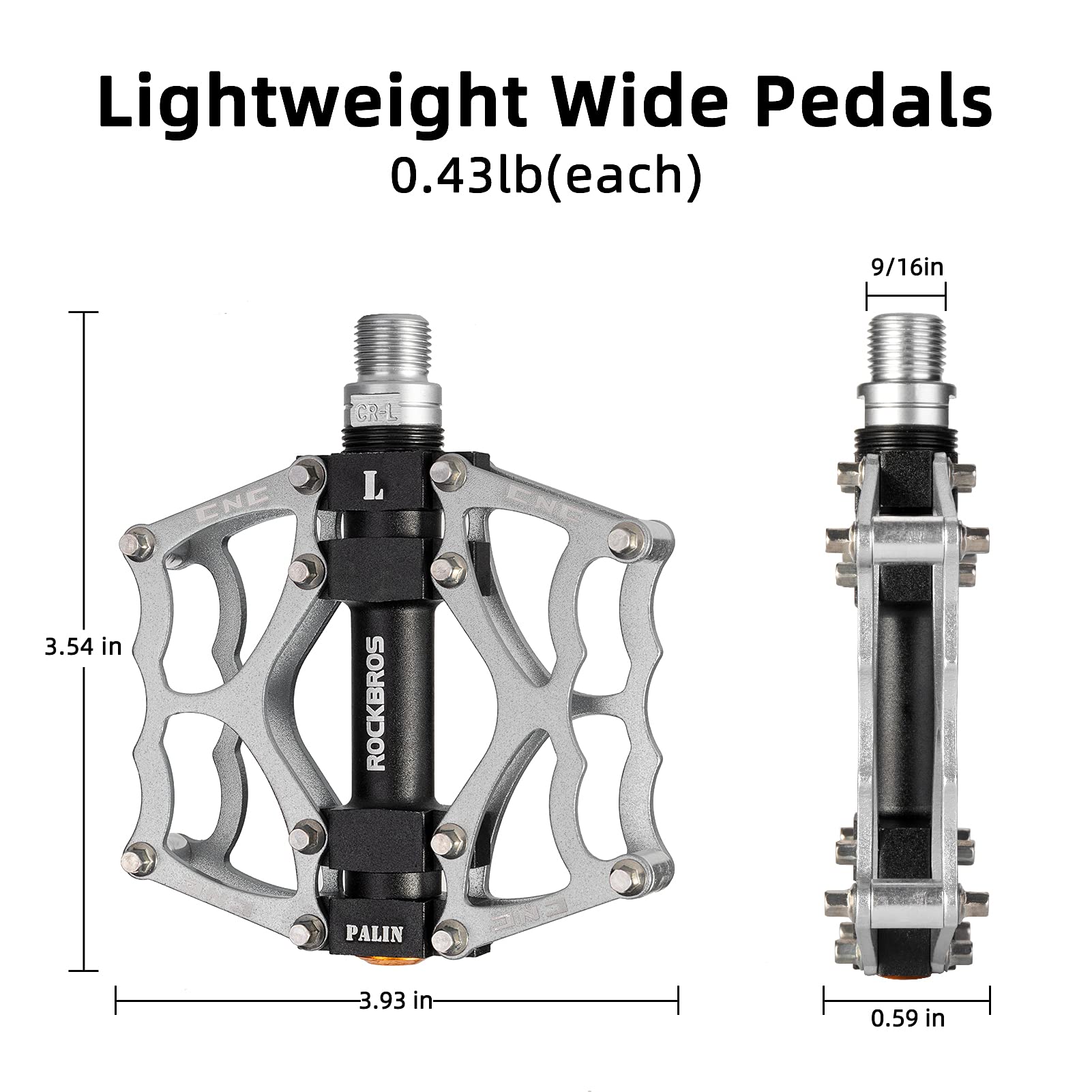 Aluminum Platform Pedals
