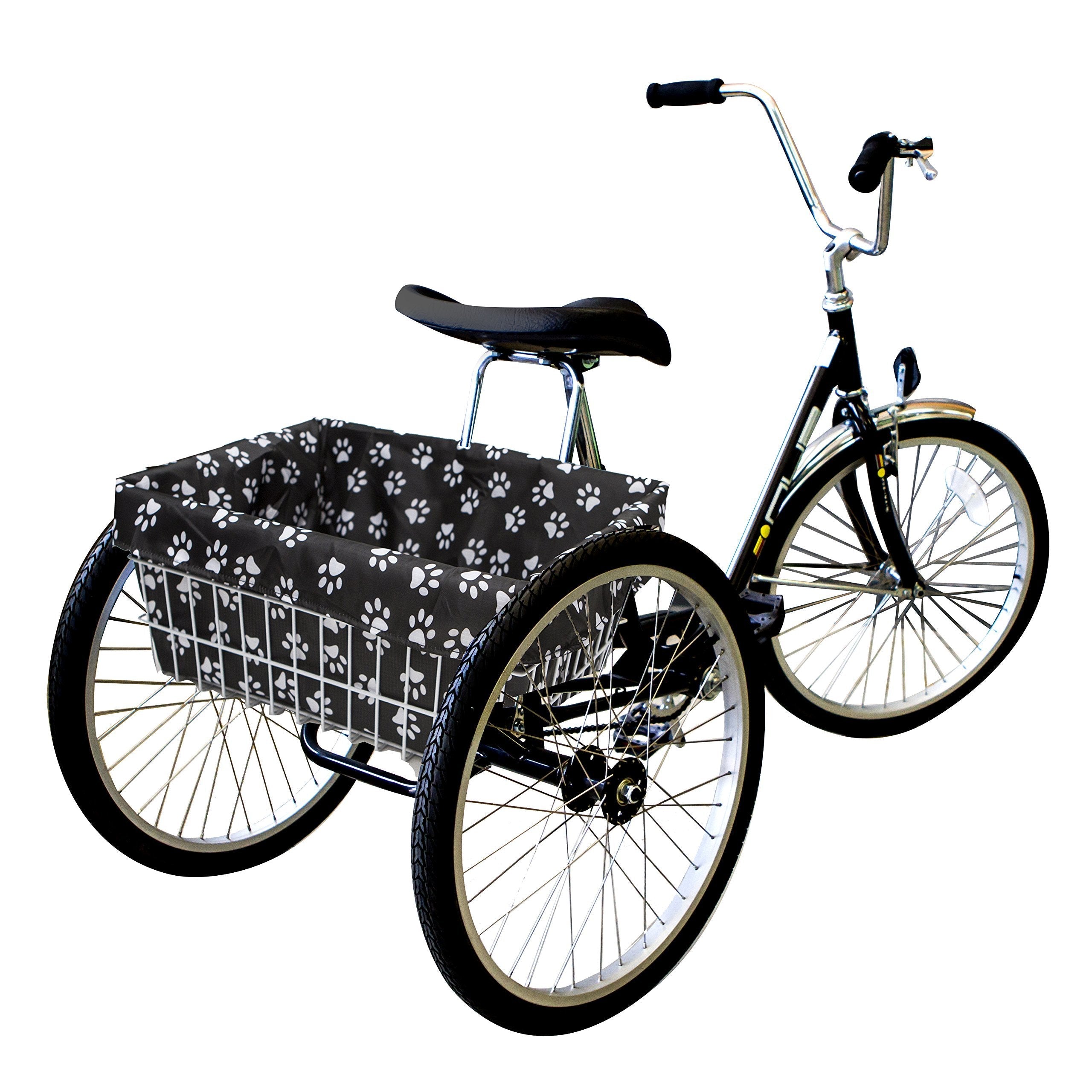 CRUISER CANDY Trike Basket Liner (Extra Large) PINEAPPLE