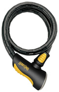Onguard Rottweiler Armored Coil Cable Lock (Black, 100 cm x 20 mm)